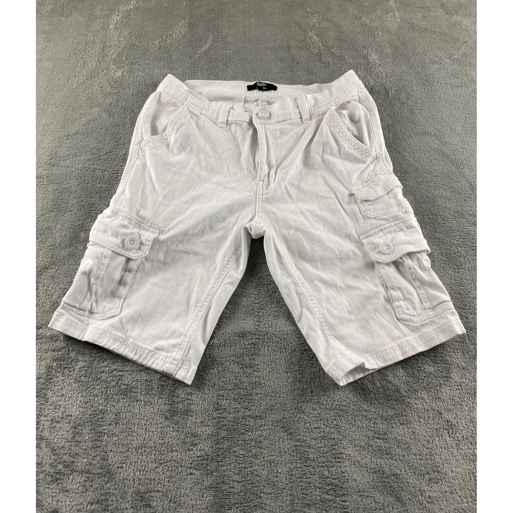 Public Supply Co NYC Mens White Cargo Shorts Sz 30 Utility Pockets Casual Summer